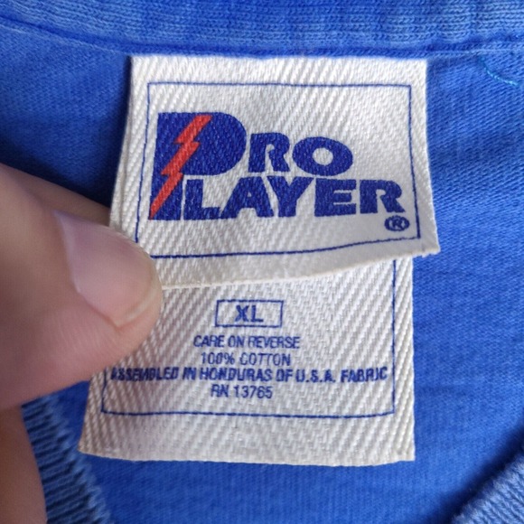 Vintage 1998 Chicago Cubs T-Shirt Mens XL Blue Pro Player MLB Script Logo - Picture 6 of 16